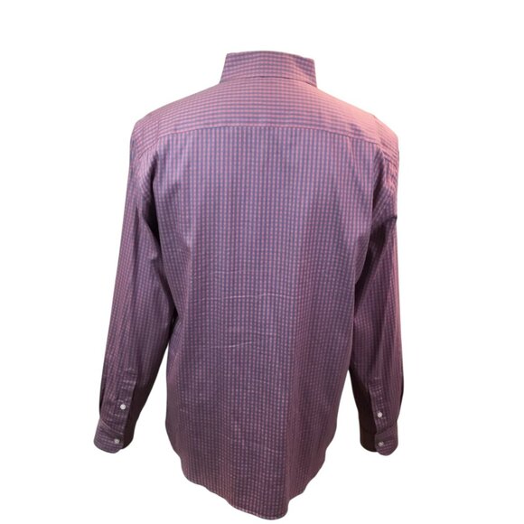 Faherty Mens M Checkered Long Sleeve Button Down Shirt Supima Cotton & Recycled - Picture 3 of 6